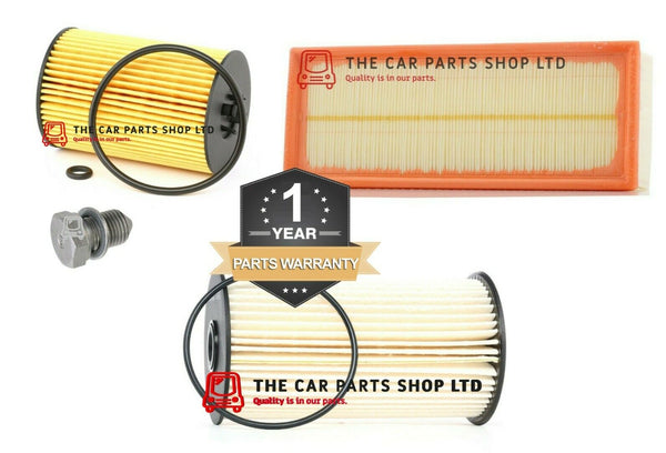 TO FIT SEAT LEON 2.0 TDI MK2 SERVICE FILTERS KIT FUEL AIR OIL FILTER SUMP PLUG