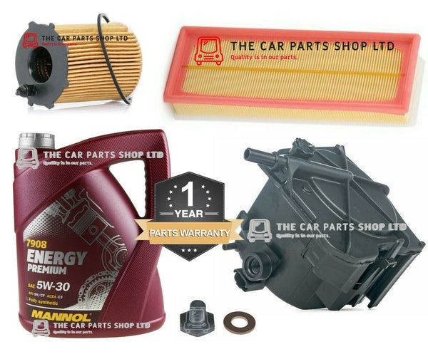 REPLACEMENT SERVICE KIT FOR CITROEN C3 1.6 HDI MK1 VTR PLUS FUEL OIL AIR FILTER