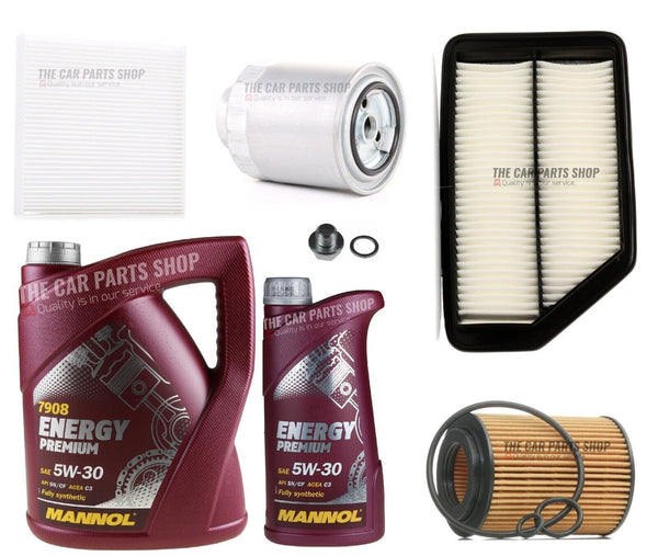 FOR HONDA CIVIC 2.2 CDTI 2005-2011 FULL SERVICE KIT 5L OIL & FILTERS