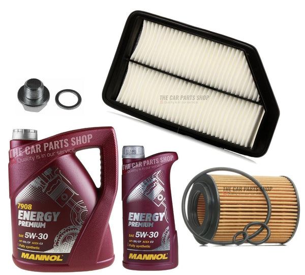 FOR HONDA CIVIC 2.2 CDTI 2005-2011 SERVICE KIT 6L 5W30 + AIR & OIL KIT