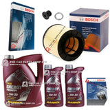 FITS AUDI A5 3.0 TDI COUPE 07-11 BOSCH SERVICE KIT BOSCH AIR OIL CABIN & 7L OIL