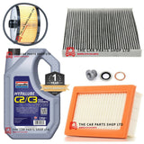 FOR SMART FORTWO 453 2015> FULL SERVICE KIT 5L GRANVILLE & OIL AIR CABIN PLUG
