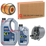 FOR JAGUAR XF X250 SERVICE KIT 6L GRANVILLE C1 OIL & OIL AIR FUEL FILTER KIT NEW