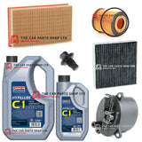 FOR JAGUAR XF X250 FULL SERVICE KIT 6L GRANVILLE C1 OIL + ALL FILTERS & PLUG NEW