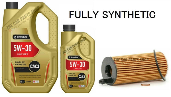 FOR BMW 5 SERIES 520D E61 BOSCH SERVICE KIT 6L  OIL AND BOSCH FILTER