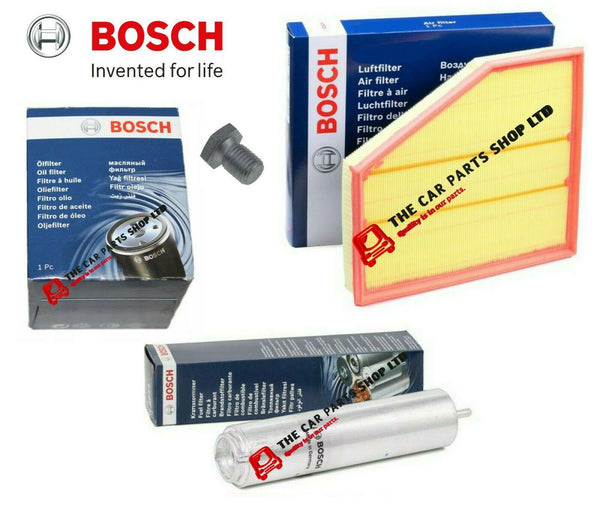 FOR BMW 5 SERIES 520D E61 ESTATE BOSCH SERVICE FILTERS KIT FUEL OIL AND AIR NEW