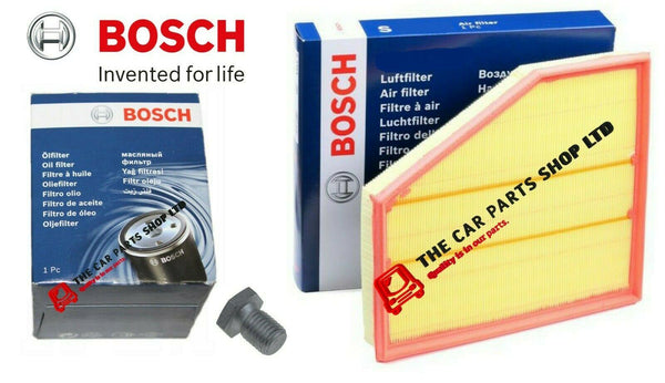 FOR BMW 5 SERIES 520D E61 ESTATE BOSCH SERVICE FILTERS KIT SUMP PLUG AIR & OIL