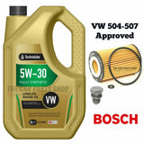 FOR SKODA YETI 2.0 TDI 2015> SERVICE KIT 5L VW 507 ENGINE OIL AND OIL FILTER NEW