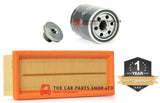 FOR FIAT 500 MK1 1.2 PETROL 2007> SERVICE FILTER KIT AIR FILTER OIL FILTER PLUG