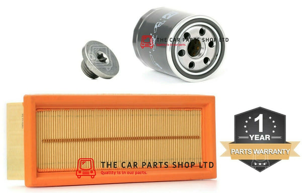 FOR FIAT 500 MK1 1.2 PETROL 2007> SERVICE FILTER KIT AIR FILTER OIL FILTER PLUG