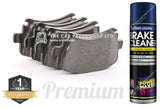 FOR VW CADDY MK3 2.0 2004-2012 REAR BRAKE PADS SET QUALITY PADS & BRAKE CLEANER