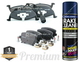 FOR VW CADDY MK3 2.0 2004-2012 FRONT AND REAR BREMBO BRAKE PADS BRAKE CLEANER