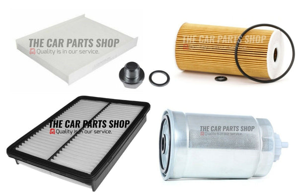 FOR HYUNDAI SANTA FE 2.2 CRDI 2005> FULL SERVICE FILTER REPLACEMENT KIT & PLUG