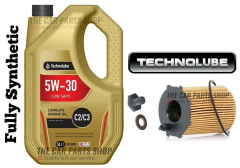 TO FIT VAUXHALL GRANDLAND X 1.6 TURBO SERVICE KIT OIL FILTER AND 5W30 ENGINE OIL