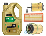 FOR SEAT ALTEA 5P1 2.0 DIESEL 2004> SERVICE KIT 5L OIL & AIR FUEL OIL FILTER SET