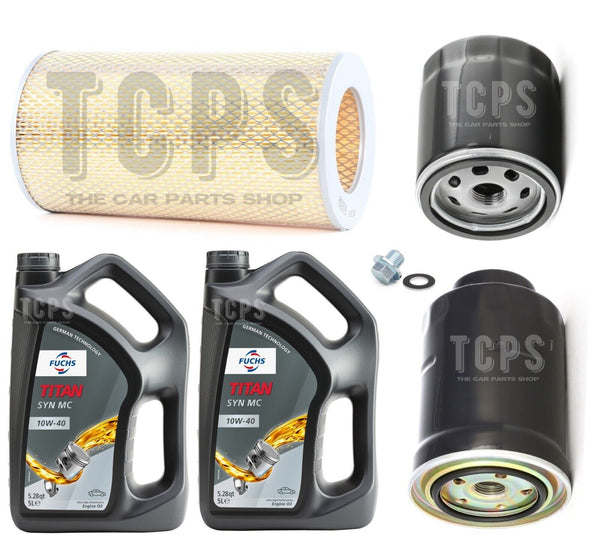 FOR TOYOTA HIACE 2.5 4WD 01-05 SERVICE KIT 10L 10W40 OIL + AIR OIL FUEL NEW