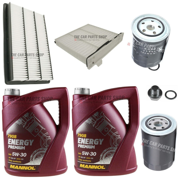 FOR MITSUBISHI SHOGUN 3.2 1999-2007 FULL SERVICE KIT 10L MANNOL OIL