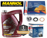 FITS PEUGEOT PARTNER ORIGIN 1560CC BOSCH SERVICE KIT 5L OIL & BOSCH AIR OIL OE