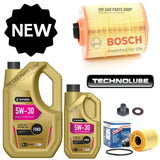 FOR FORD MONDEO MK4 2.2 TITANIUM BOSCH SERVICE KIT 6L OIL & BOSCH AIR OIL FILTER