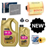 FOR FORD MONDEO MK4 2.2 TITANIUM BOSCH SERVICE KIT BOSCH POLLEN AIR OIL + 6L OIL
