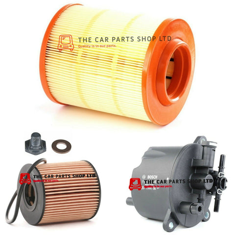 FOR FORD MONDEO 2.2 MK4 TITANIUM SERVICE FILTERS KIT OIL, AIR & BOSCH FUEL PLUG