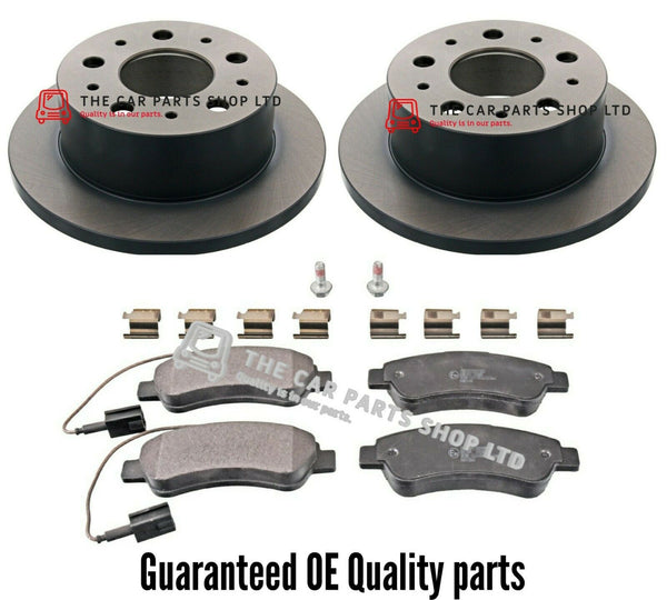 OE QUALITY BRAKING FOR CITROEN JUMPER HDI REAR AXLE BRAKE DISCS & BRAKE PADS NEW