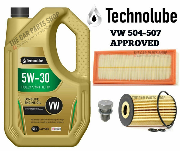 FOR VW PASSAT CC 2.0 TDI (35) 2008-2012 SERVICE KIT 5L 5W30 & AIR AND OIL FILTER