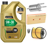 FITS VW GOLF 1.6 FSI PETROL MK5 SERVICE KIT 5L OIL + AIR OIL FUEL FILTER KIT