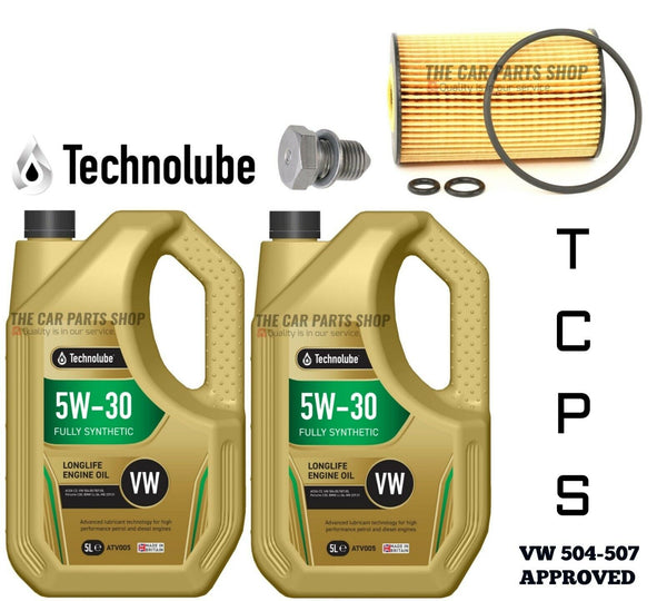 TO FIT VW CRAFTER 2.0 TDI SERVICE KIT 10L 507 + OIL FILTER + SUMP PLUG