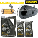 FOR BMW 730D MSPORT SERVICE KIT 7L MANNOL OIL AND OIL FILTER AIR FILTER + PLUG