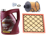 FOR VAUXHALL INSIGNIA 2.0 CDTI 13-17 SERVICE KIT AIR & OIL FILTER + 5L LONGLIFE