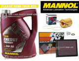 TO FIT VAUXHALL ASTRA H 1.9 CDTI BOSCH PREMIUM SERVICE KIT WITH K&N AIR FILTER
