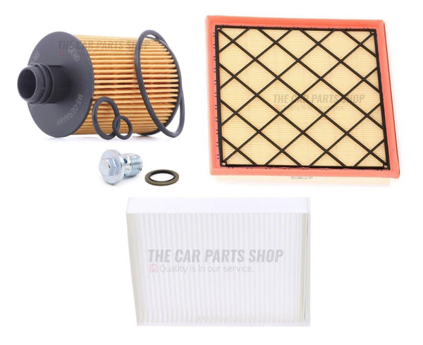 FOR VAUXHALL INSIGNIA 2.0 CDTI 13-17 SERVICE FILTER KIT OIL AIR CABIN FILTER KIT