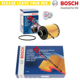 BOSCH SERVICE FILTERS KIT FOR VAUXHALL INSIGNIA CDTI 13-17 AIR AND OIL FILTER OE