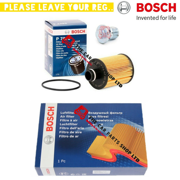 BOSCH SERVICE FILTERS KIT FOR VAUXHALL INSIGNIA CDTI 13-17 AIR AND OIL FILTER OE