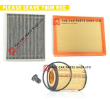 SERVICE FILTERS KIT TO FIT BMW Z4 2.5i ROADSTER E85 AIR OIL CARBON CABIN + PLUG
