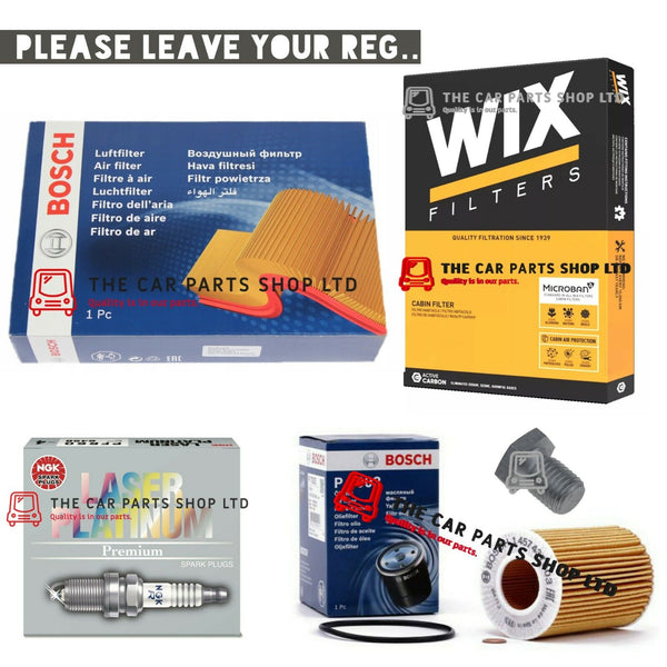 FULL FILTERS SERVICE KIT FITS BMW Z4 2.5i PETROL E85 BOSCH FILTERS 6 PLUGS