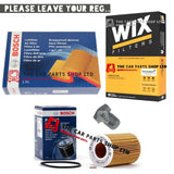 BOSCH WIX SERVICE FILTERS KIT FOR BMW Z4 2.5i E85 PETROL 3 PREMIUM FILTERS PLUG