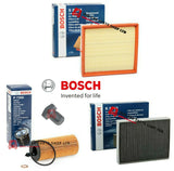 FITS BMW 118D F20 MSPORT 15-19 BOSCH SERVICE FILTERS 3 FILTERS & DRAIN PLUG OE