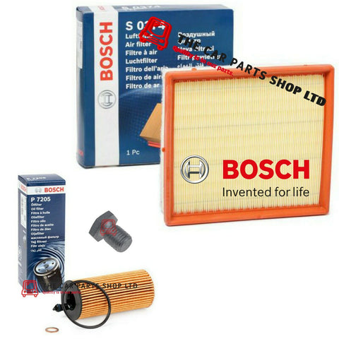 FITS BMW 118D F20 MSPORT 15-19 BOSCH SERVICE FILTERS KIT AIR & OIL FILTER & PLUG