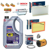 FOR VAUXHALL CORSA C MK2 1.2 PETROL FULL BOSCH SERVICE KIT GRANVILLE OIL + PLUG