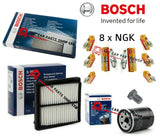 FULL BOSCH SERVICE FILTER KIT TO FIT HONDA JAZZ 1.4 PETROL ALL FILTERS AND PLUG