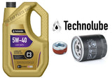 SERVICE KIT FOR FIAT 500 S 1.2 2007-2019 5L ENGINE OIL + OIL FILTER & SUMP PLUG