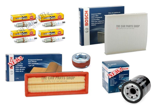 FULL BOSCH SERVICE FILTERS KIT FOR FIAT 500 S 1.2 07-19 OE QUALITY NEW