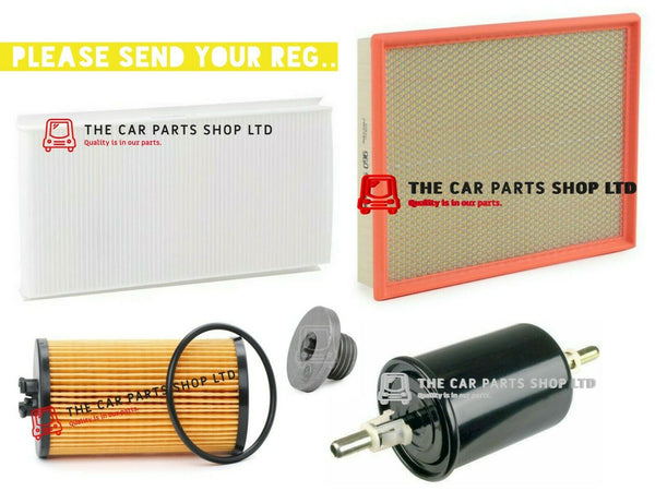 SERVICE FILTERS KIT FOR VAUXHALL VECTRA 1.8 MK2 AIR OIL FUEL CABIN & DRAIN PLUG