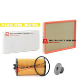SERVICE FILTERS KIT FOR VAUXHALL VECTRA 1.8 MK2 3 FILTERS OIL AIR CABIN & PLUG