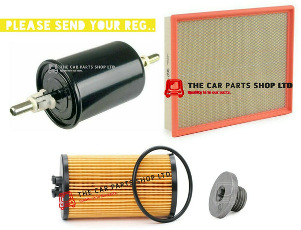 SERVICE FILTERS KIT TO FIT VAUXHALL VECTRA 1.8 MK2 FUEL AIR OIL NEW DRAIN PLUG