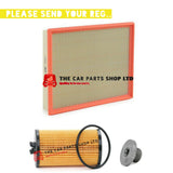 SERVICE FILTERS KIT TO FIT VAUXHALL VECTRA 1.8 MK2 OIL FILTER AIR FILTER & PLUG