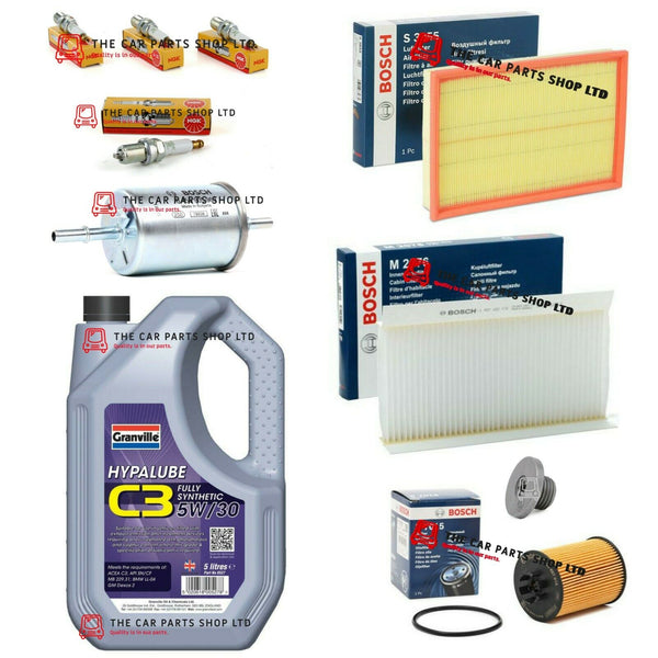 FITS VAUXHALL VECTRA 1.8 MK2 FULL BOSCH SERVICE KIT WITH NGK SPARK PLUGS X 4