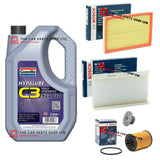 FITS VAUXHALL VECTRA 1.8 MK2 BOSCH SERVICE KIT 5L OIL + AIR OIL CABIN FILTER OE